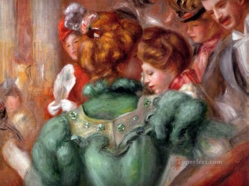 ヴァリエット劇場の箱 ピエール・オーギュスト・ルノワール Oil Paintings